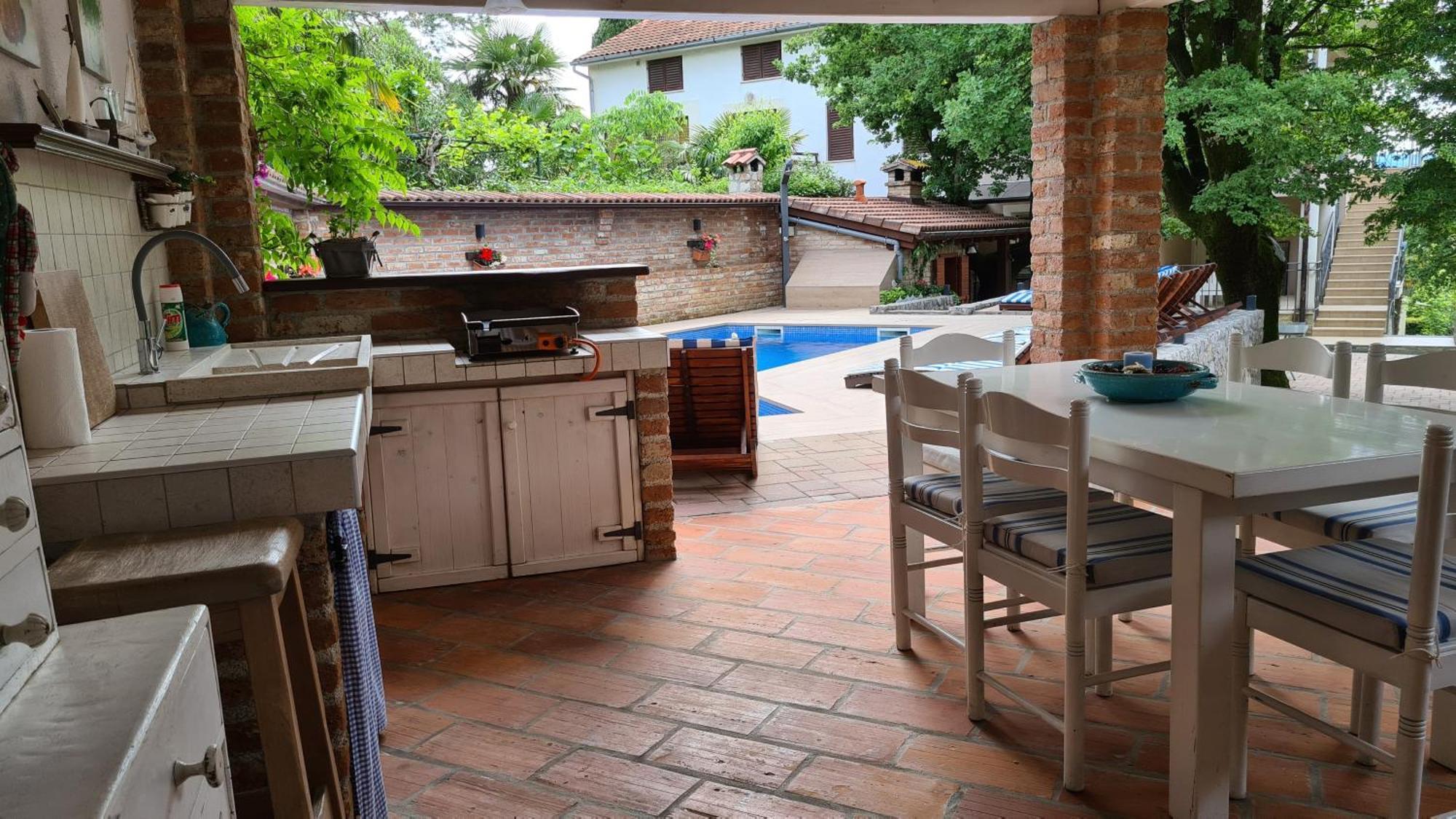 Villa Amalia Apartments Malinska Esterno foto